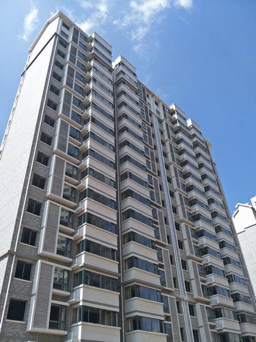 銅煤一號住宅小區牡丹園1#、2#、3#樓順利交工