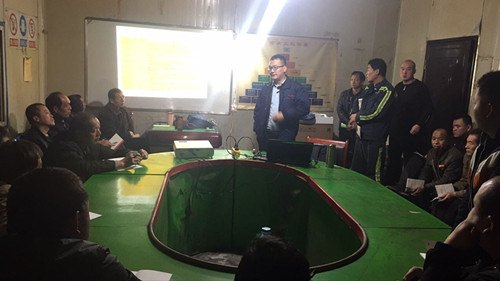 機電安裝公司“安全營養餐”送現場