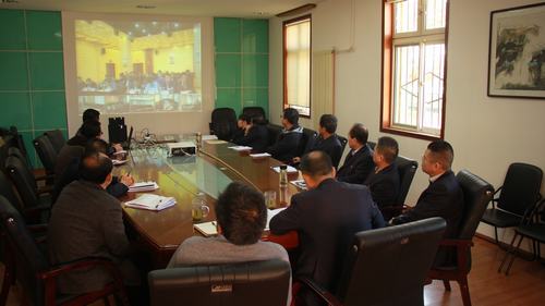 銅煤公司借助建設集團視頻會議系統及時學習貫徹建設集團安全生產例會精神助力企業發展