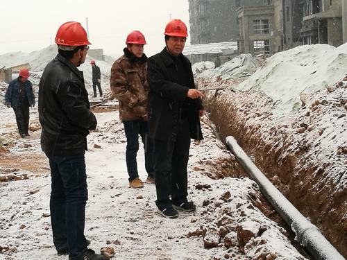 韓城分公司喜迎瑞雪不忘保安全