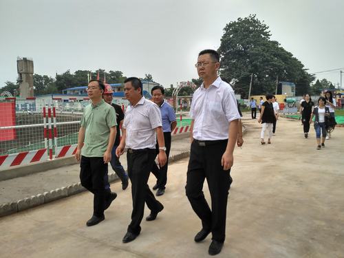 禮悅閣精品住宅小區工程治污減霾工作得到渭南市領導認可順利通過驗收