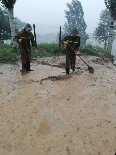 陜煤建設天工公司土建三部抗洪防汛展現天工精神