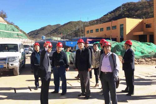 寧興剛、王寧一行深入冶坪項目調研指導工作