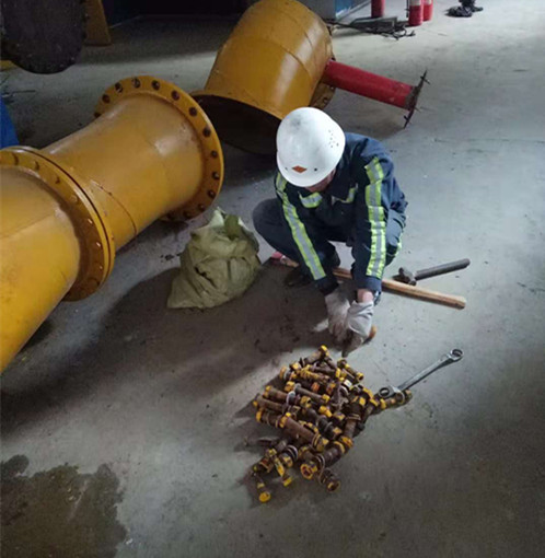 陜煤建設機電安裝公司承建的北一十一聯巷瓦斯抽采泵安裝工程按期完工