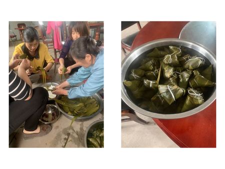 陜煤建設天工公司：盛夏聞艾香  包粽過端午