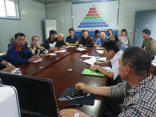 陜煤建設韓城分公司五個產品倉滑模施工按期完成受嘉獎