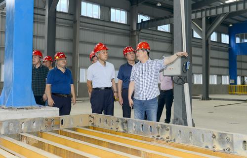 韓城礦業公司領導深入陜煤建設韓城分公司施工現場檢查指導工作