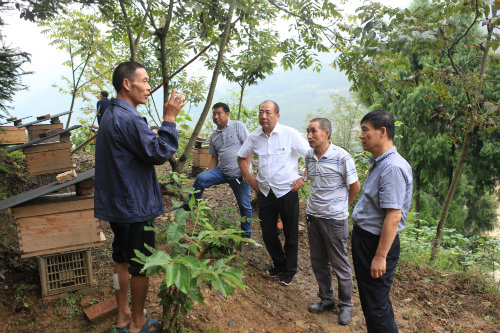 侯本英深入扶貧點安康漢陰開展中秋慰問活動