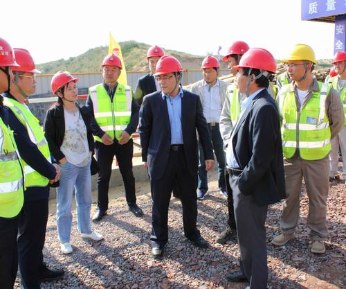 王明智深入陜北片區施工現場檢查指導工作