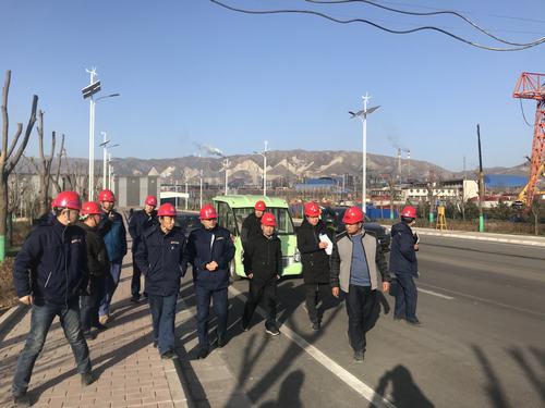 陜煤建設韓城分公司中心路北延工程順利通過竣工驗收