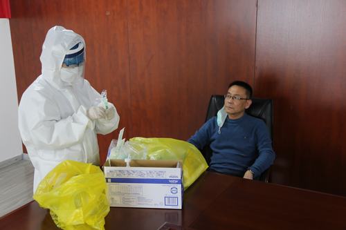 咸陽分公司疫情期間復產復工“正在進行時”