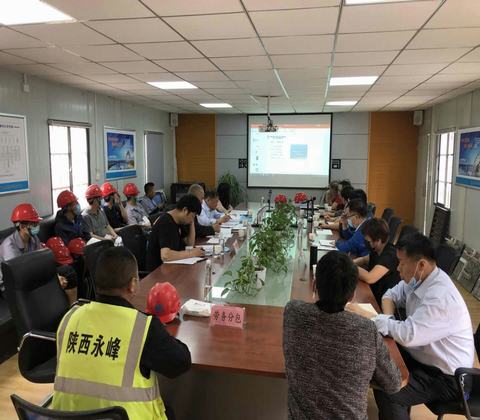 銅川公司藍山水岸順利通過省優質結構驗收暨綠色示范工程二階段驗收