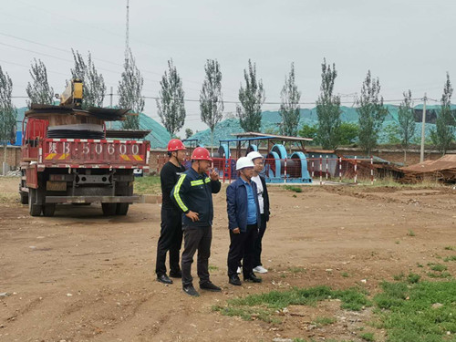 陜煤建設機電安裝公司：深入項目部現場調研