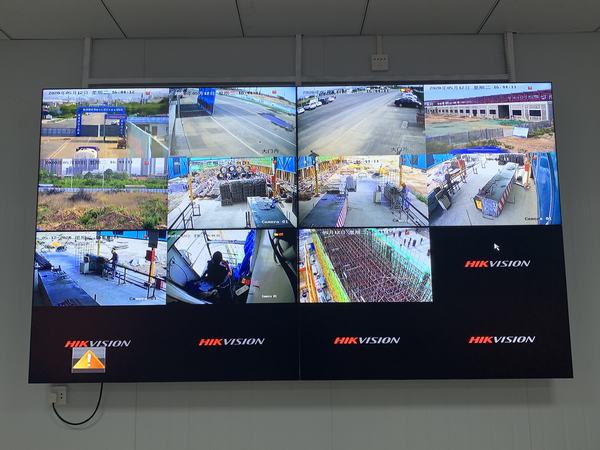 陜煤建設渭南分公司南京金龍項目部引進“智慧工地可視化”亮了眼