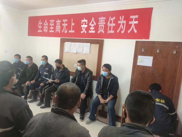 陜煤建設澄合分公司打贏安裝“突擊戰”贏得甲方點贊