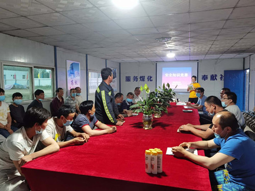 陜煤建設機電安裝公司夯實“雨季三防”安全堤