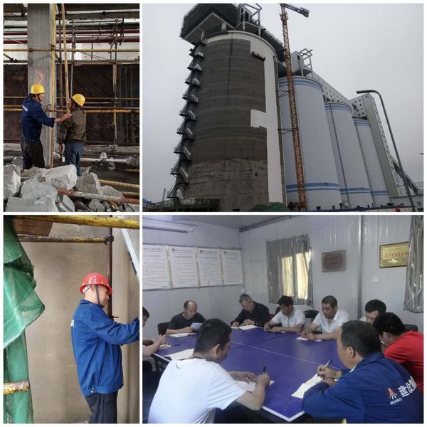 陜煤建設天工公司土建四部挑燈夜戰搶進度  加班加點趕工期