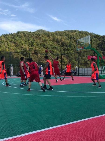 陜煤建設礦建二公司冶坪項目部：無兄弟不籃球