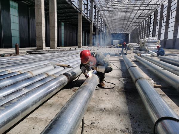 陜煤建設韓城分公司安裝六項目部開啟“戰(zhàn)斗”模式全力追趕工程進度