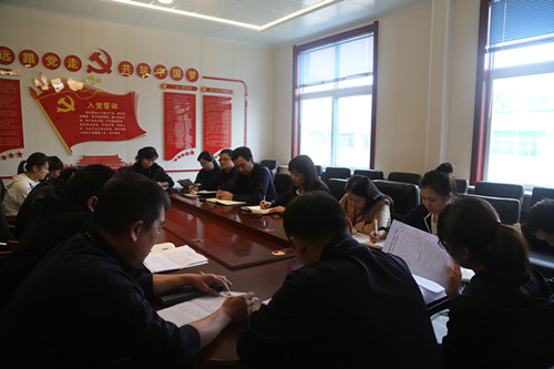 陜煤建設機電安裝公司機關黨支部召開以案促改專題組織生活會