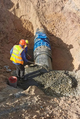 陜煤建設路橋分公司小保當一、二號礦井復用水輸水管道（一期）工程順利完工