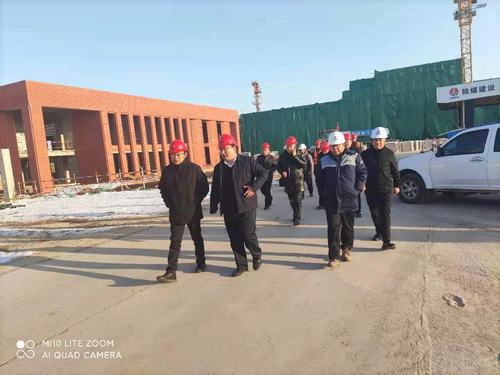 榆林市住房和城鄉建設局檢查組蒞臨陜煤建設銅煤公司承建的榆林化學項目檢查指導工作