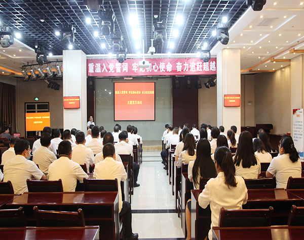 陜煤建設開展“重溫入黨誓詞 牢記初心使命 奮力追趕超越”主題黨日活動