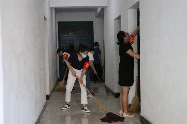 陜煤建設澄合分公司開展志愿服務慶祝建黨百年