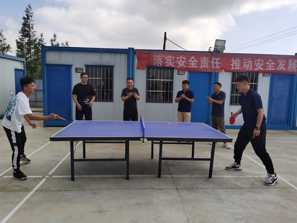陜煤建設漢中分公司舉辦“慶十一”乒乓球比賽