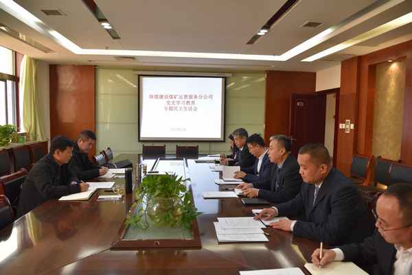 陜煤建設煤礦運營服務公司：召開黨史學習教育 專題民主生活會