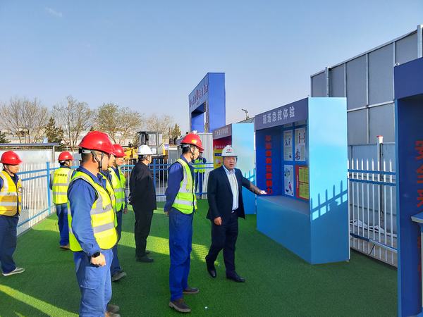 趙敬凱蒞臨北元化工募投項目檢查指導工作