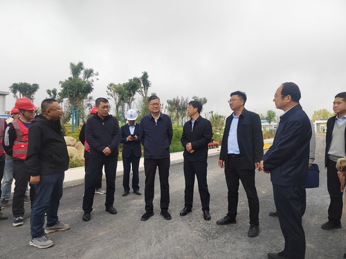 榆林市委副書記、市委黨校校長李雄斌一行蒞臨榆林市委黨校新校區建設項目檢查指導工作