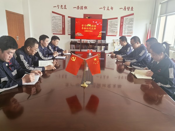 陜煤建設洗選煤運營公司神渭蒲城運營項目部黨支部開展：“學習先進楷模  爭做時代先鋒”主題黨日活動
