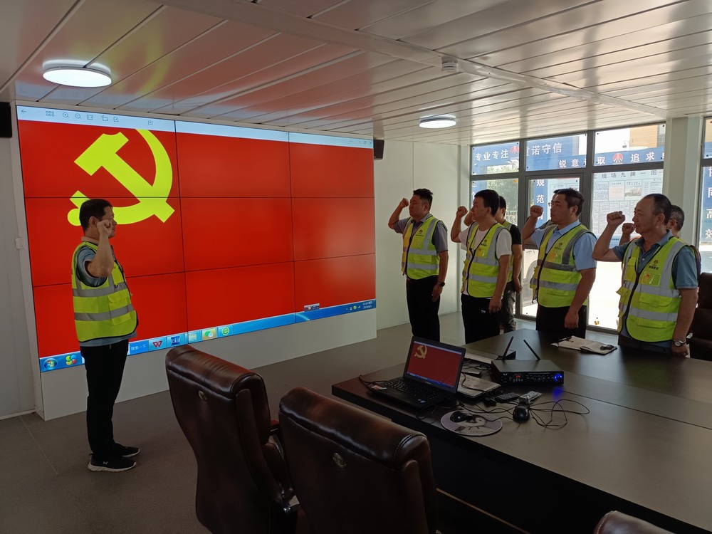 陜煤建設(shè)銅煤公司基層黨支部開展“八一”主題活動(dòng)