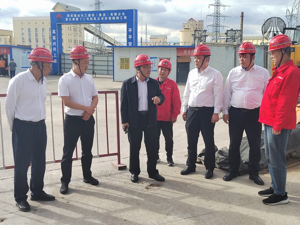 王明智深入陜北片區在建項目檢查指導工作