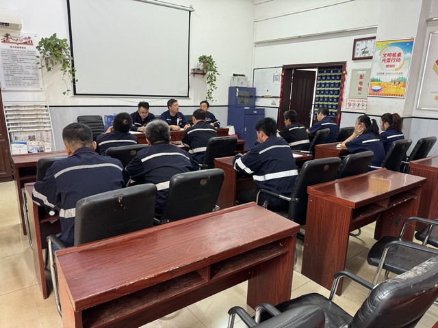 陜煤建設洗選煤運營公司澄合山陽運營項目部：節前亮劍行動，安全防線再加固