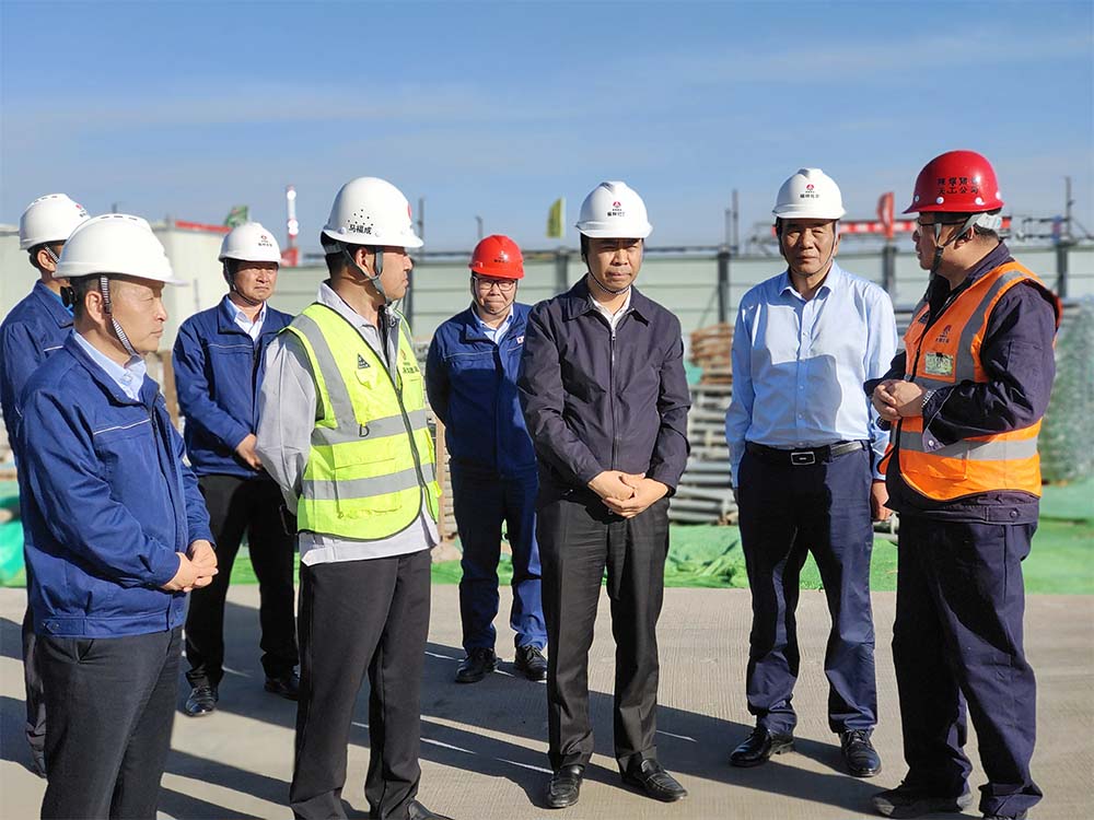 陜煤集團副總經理宋召軍深入天工公司項目一線檢查指導