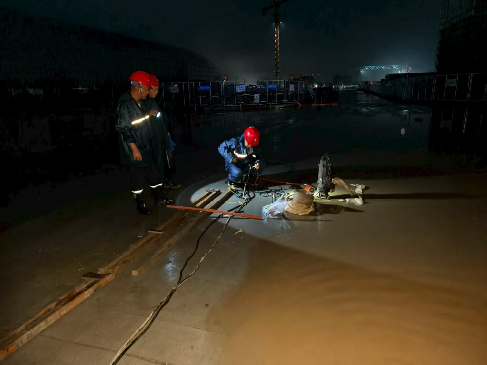 陜煤建設(shè)韓城分公司土建四項(xiàng)目部：風(fēng)雨無阻趕工期 晝夜奮戰(zhàn)顯擔(dān)當(dāng)